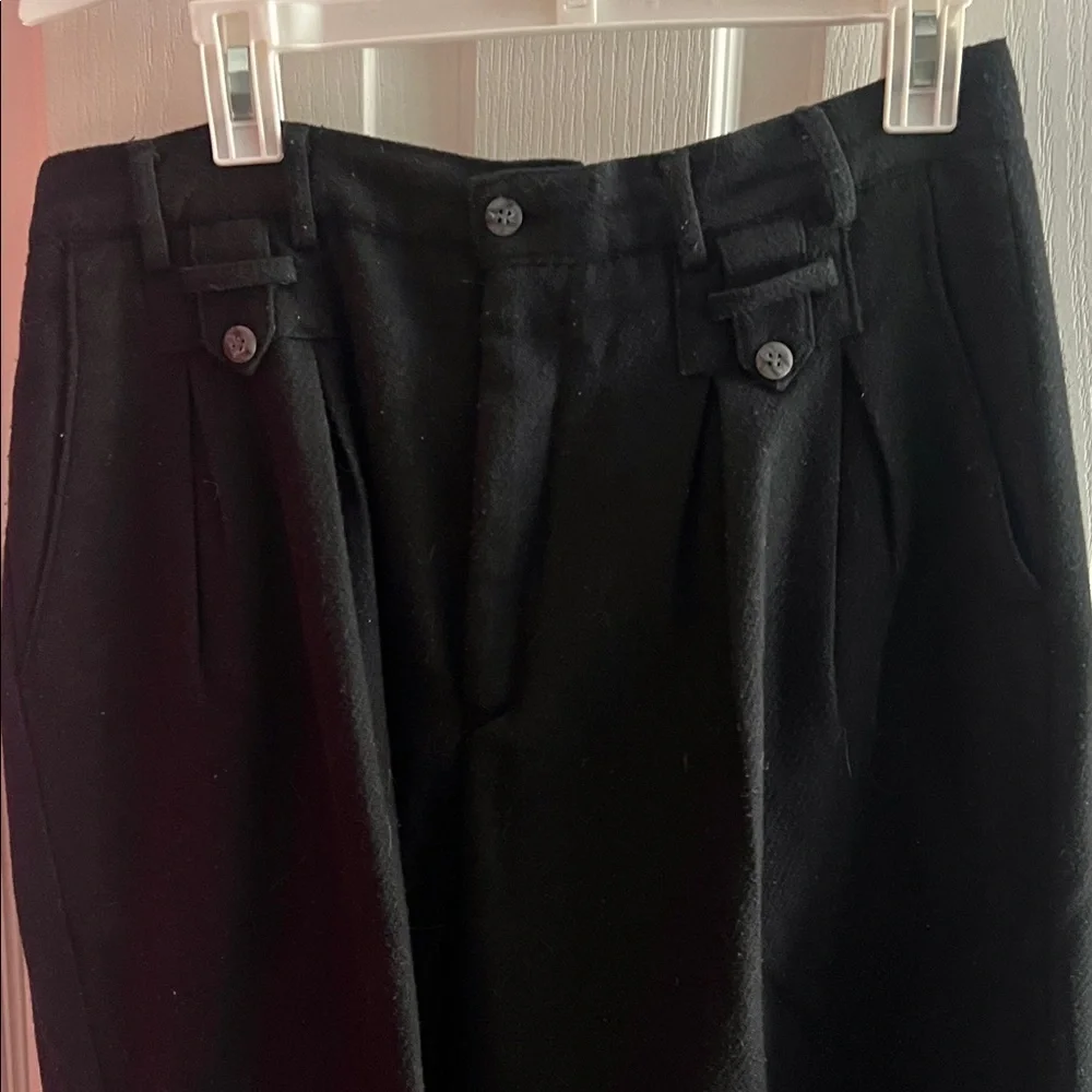 Classic Black Men's  Wool blend Pants 34/36 - Picture 5 of 9